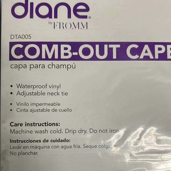 Black Comb-Out Cape - Picture 3 of 3